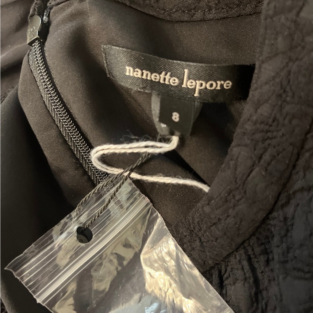Nanette Lepore Divine Dress New NWT Jacquard 8 Long Sleeves - Picture 3 of 8